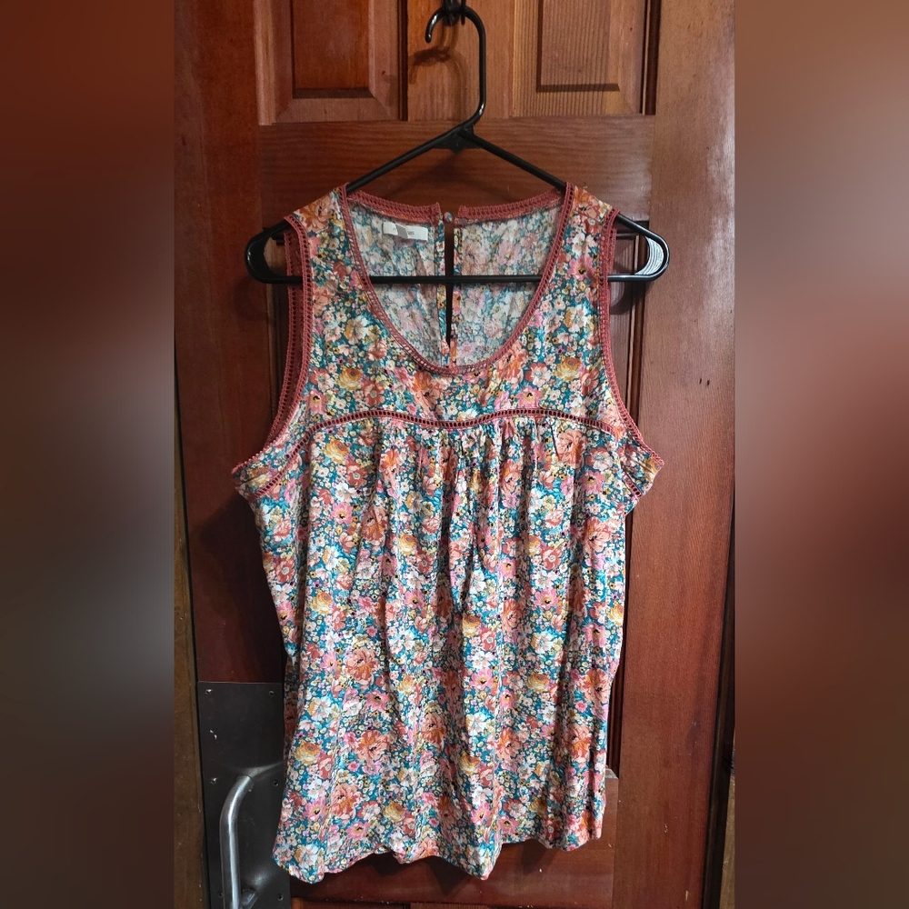 Maurices Multicolor Floral Blouse